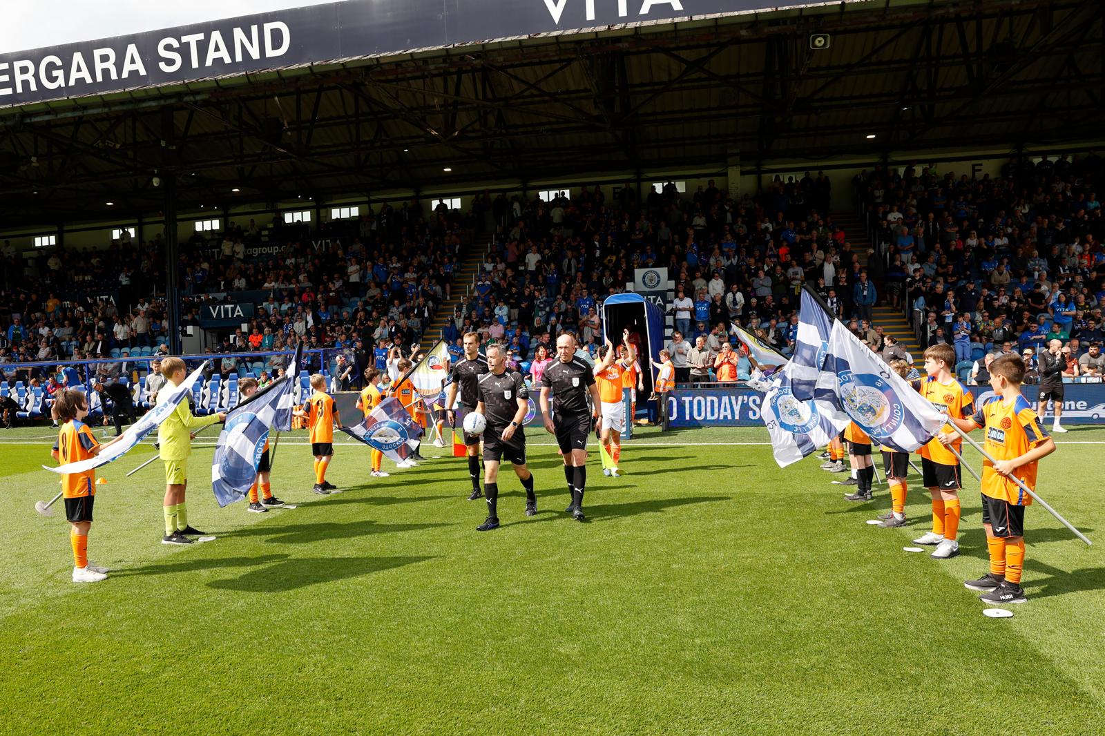U12s Flag Bearers at County