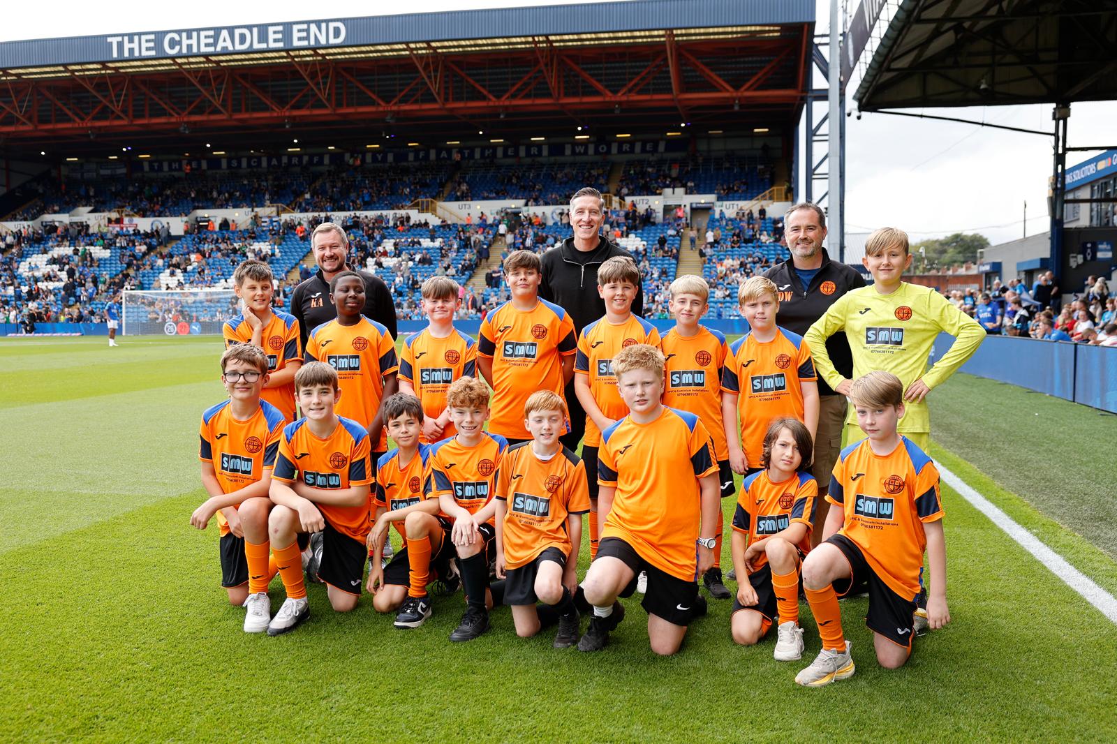 U12s Flag Bearers at County photo 2